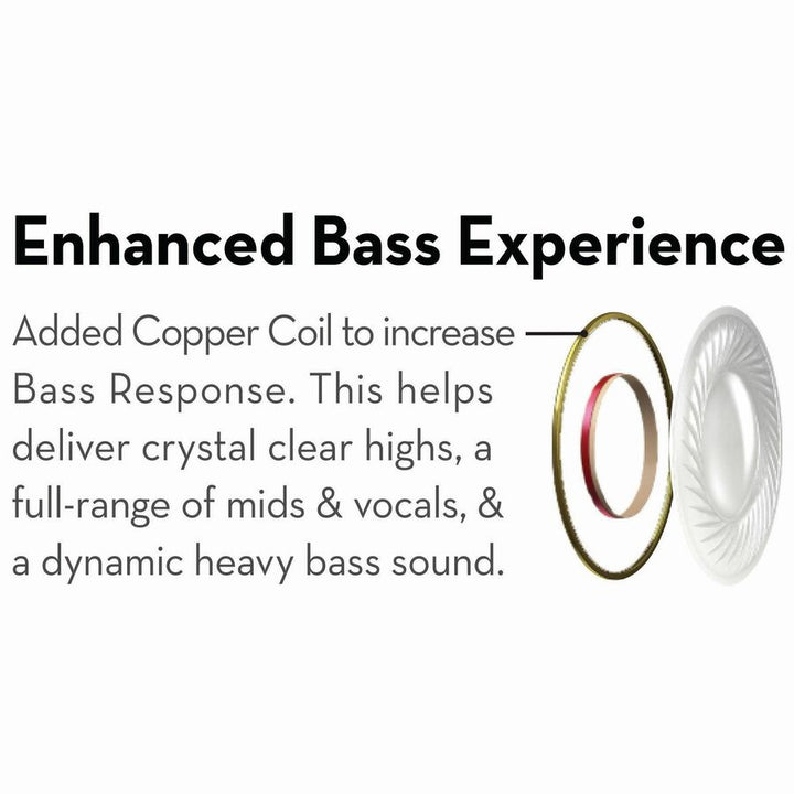 Image of Maxell® B-13 Bass Earbuds with Microphone, 52" Cord, Black