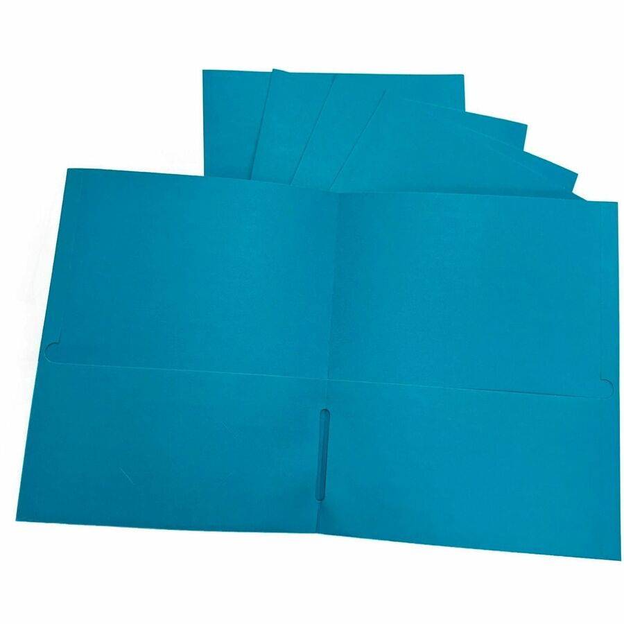 Image of Business Source Portfolio,2-Pocket,125-Sht Cap,8-1/2"x11-1/2",25/BX,TL