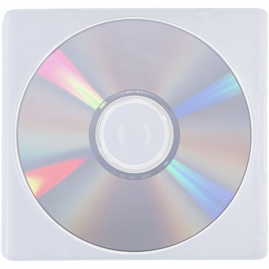 Image of Compucessory 55307 Slim Disc Case, Polypropylene, Clear, Translucent, 50 / Pack