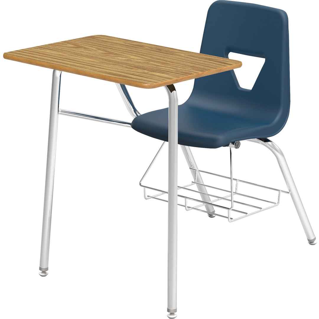 Image of Lorell Student Combo Desk, 24"x34"x31", 2/CT, Navy