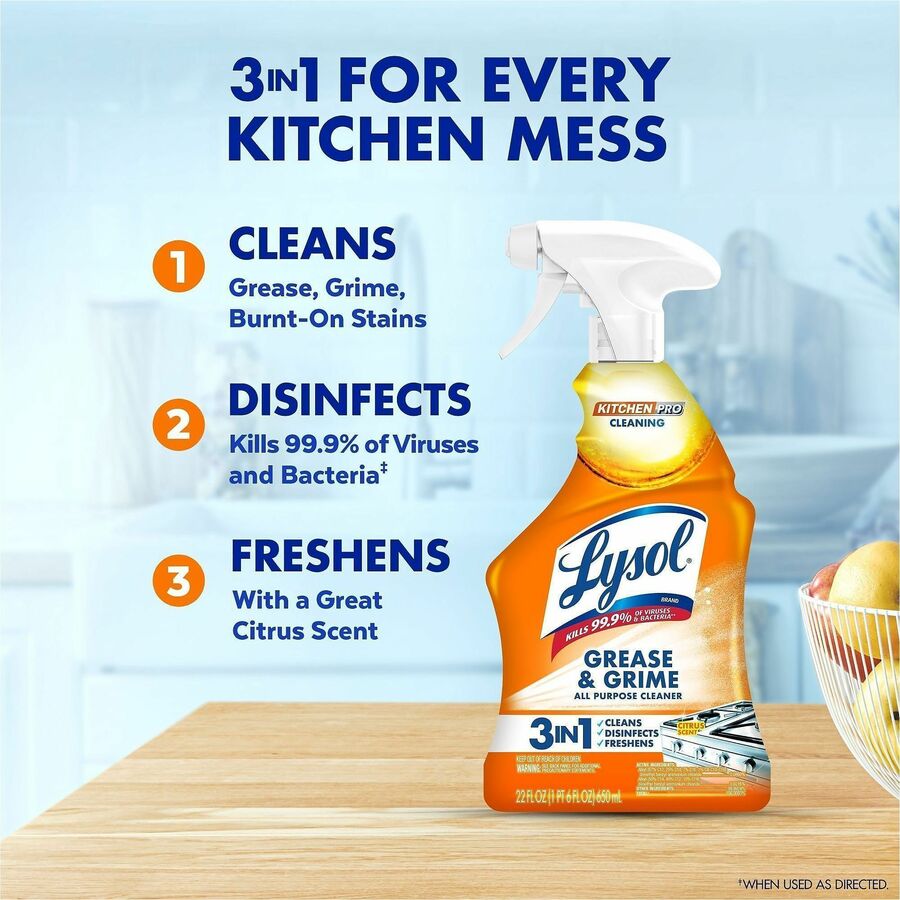 Image of Lysol 79556 Kitchen Pro Antibacterial Cleaner