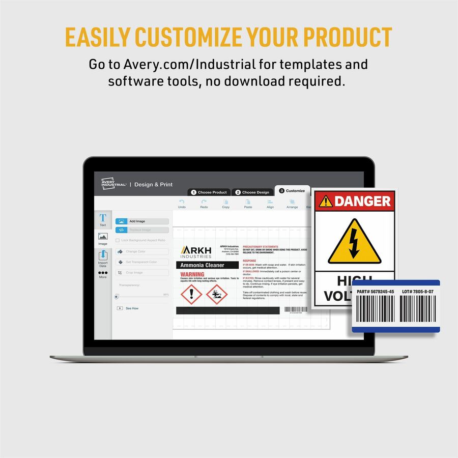 Image of Avery® 60517 UltraDuty Chemical Label