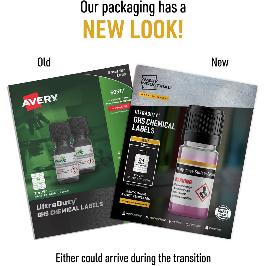 Image of Avery® 60517 UltraDuty Chemical Label