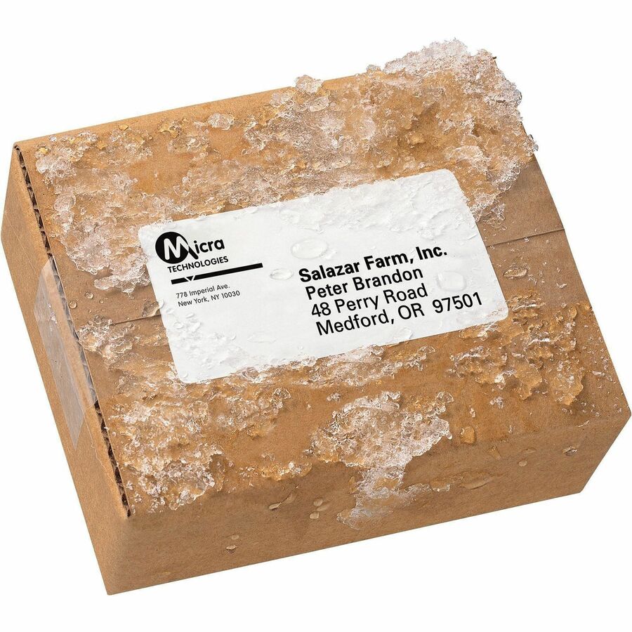 Image of Avery® Mailing Labels, Weatherproof, 2"x4", 5000/BX, WE