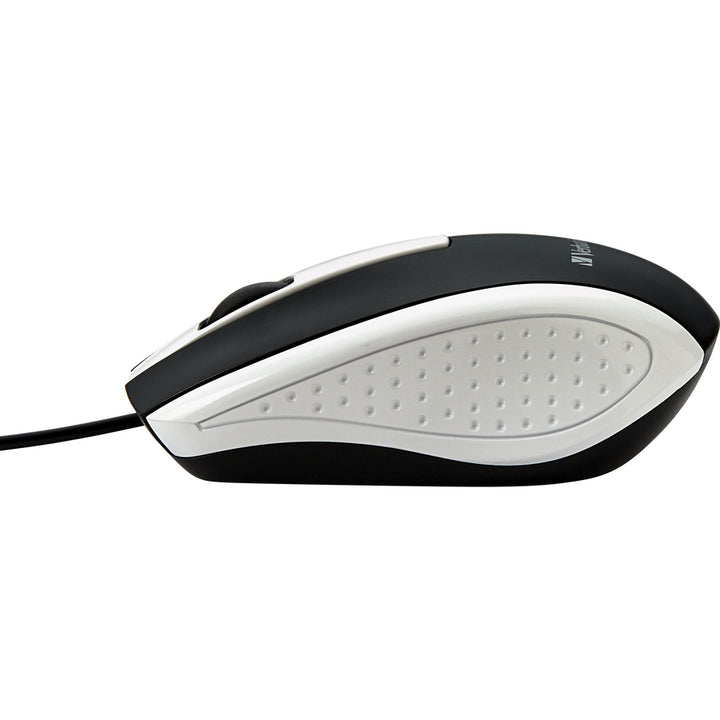 Image of Verbatim® Mouse, Optical, Corded, f/PCs & Macs, White/Black