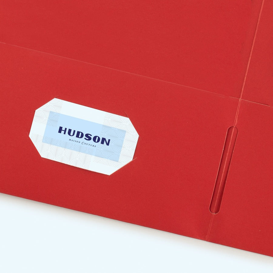 Image of Avery® 2-Pocket Folder, Letter-size, 20Sh/Pocket, 125/CT, Red