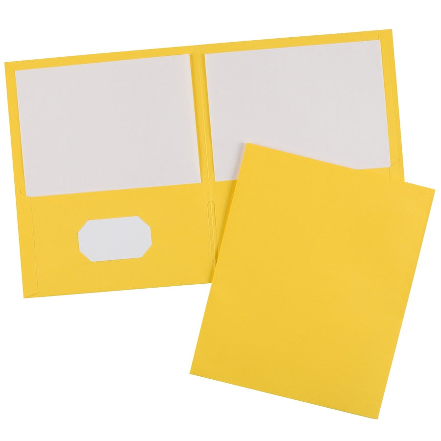 Image of Avery® 2-Pocket Folder, Letter-size, 20Sh/Pocket, 125/CT, Yellow