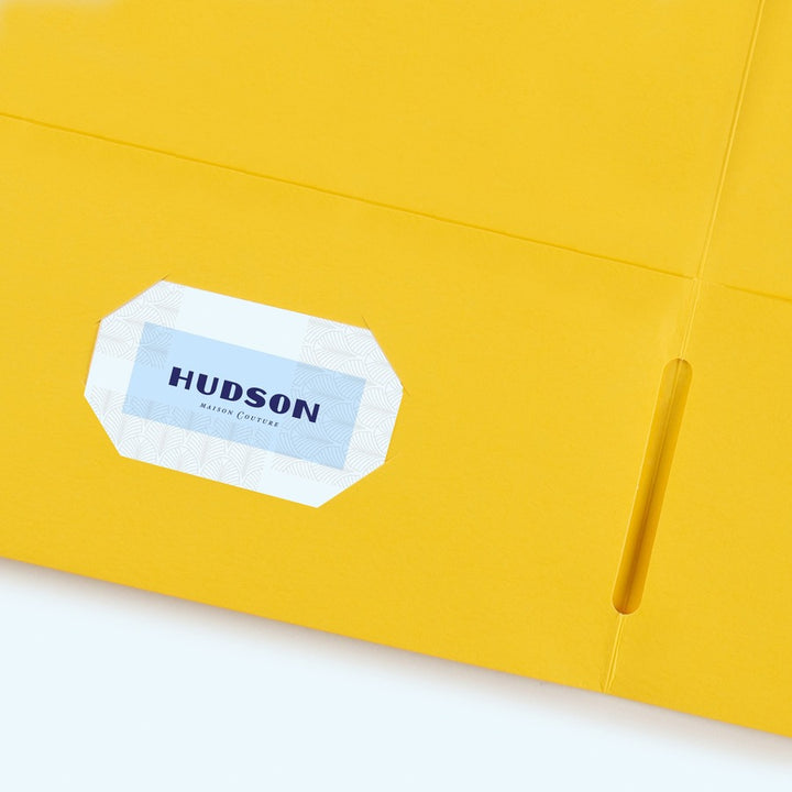 Image of Avery® 2-Pocket Folder, Letter-size, 20Sh/Pocket, 125/CT, Yellow