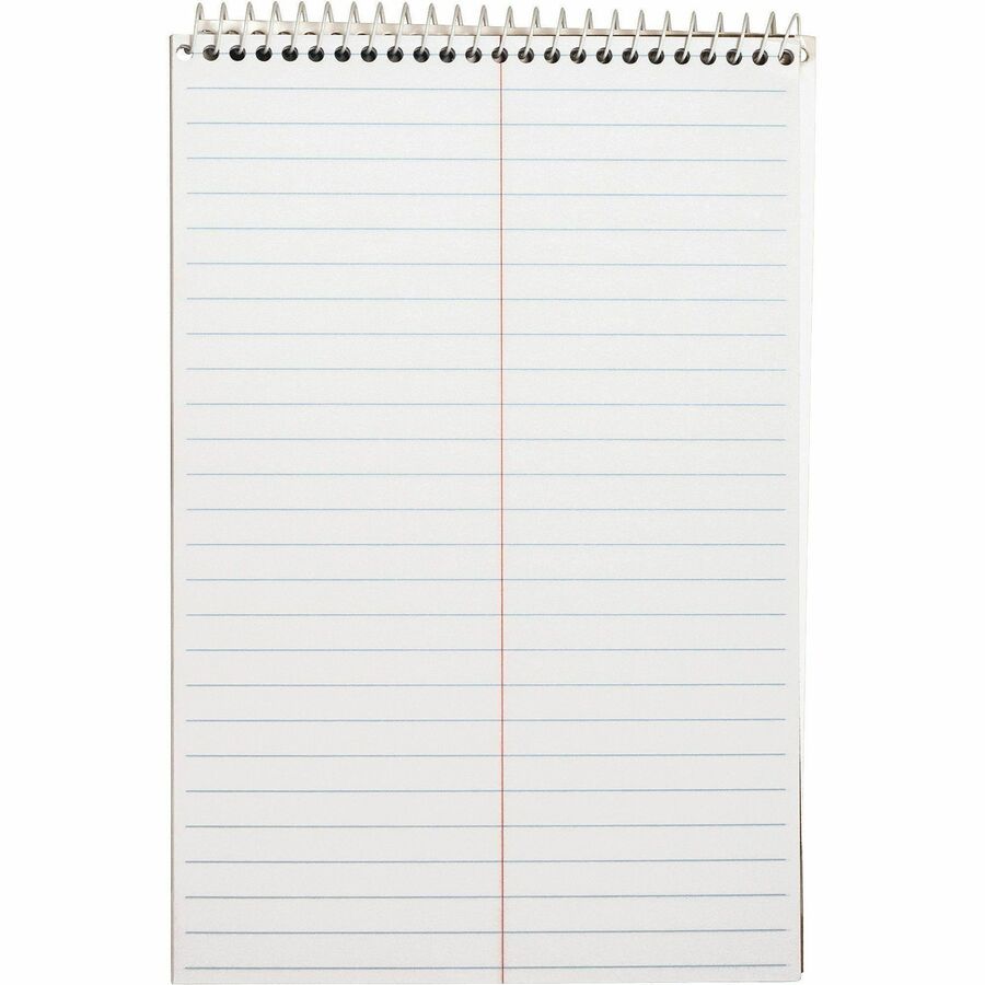 Image of Business Source Steno Notebook,Gregg Ruled,6"x9",60 Sheets, 12/PK, WE Paper