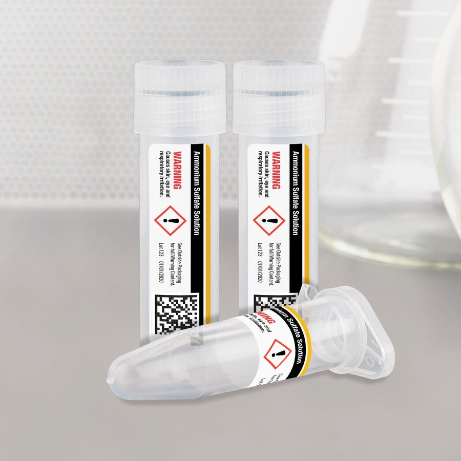 Image of Avery® Ultraduty Ghs Chemical Waterproof And Uv Resistant Labels, 0.5 X 1.75, White, 60/sheet, 25 Sheets/pack