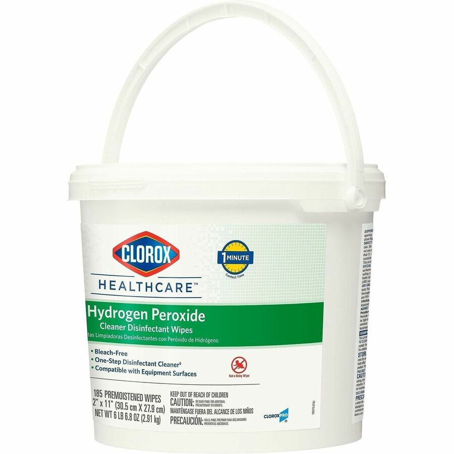 Image of Clorox Healthcare 30826 Hydrogen Peroxide Cleaner Disinfectant Wipes