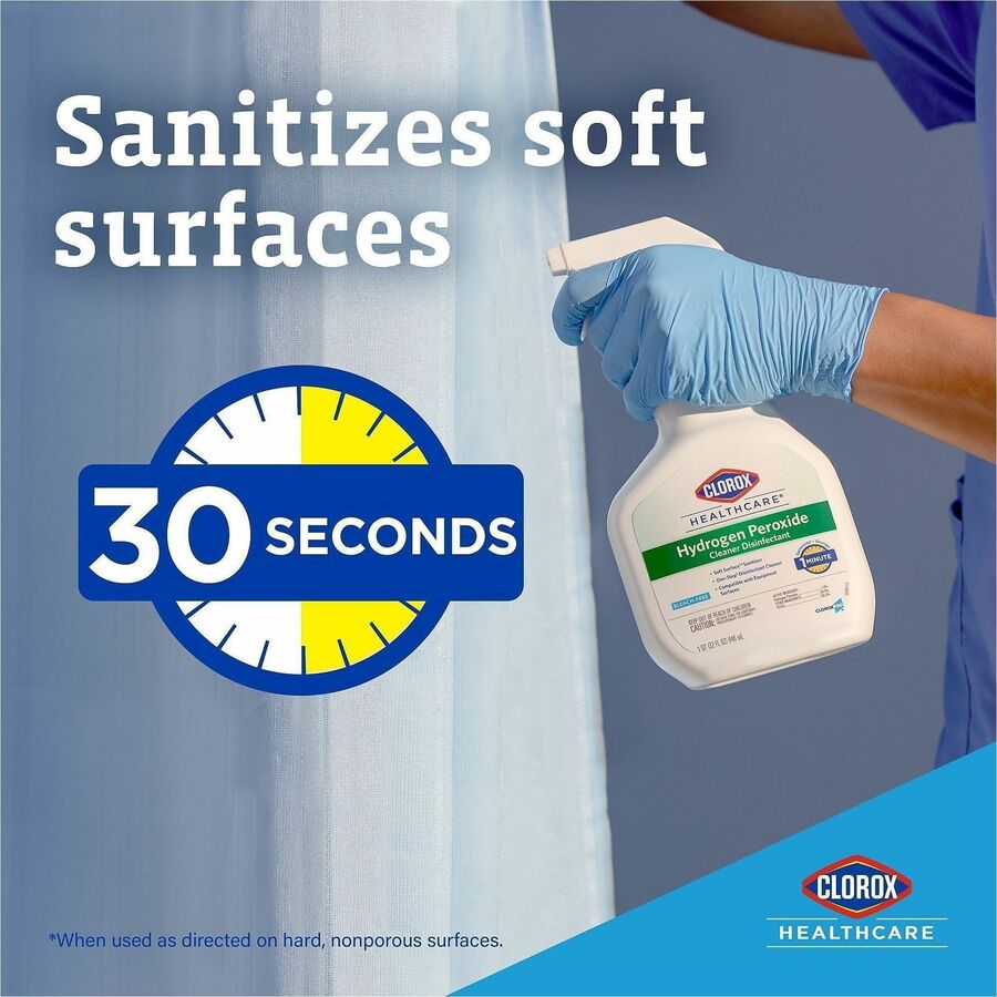 Image of Clorox Healthcare 30828 Hydrogen Peroxide Cleaner Disinfectant Spray