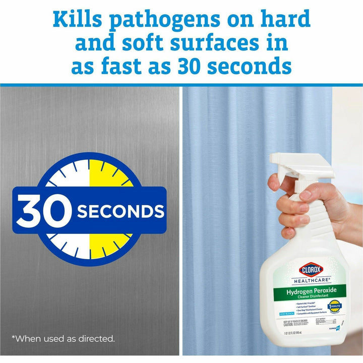 Image of Clorox Healthcare 30828 Hydrogen Peroxide Cleaner Disinfectant Spray