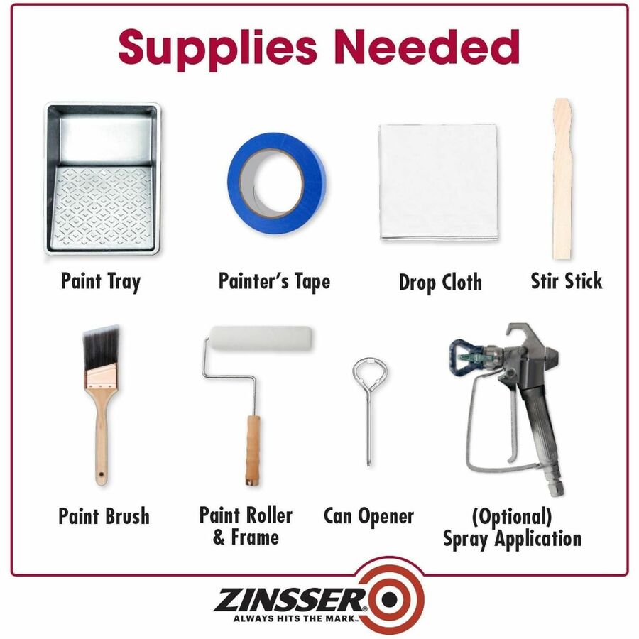 Image of Zinsser 276049 Mold Killing Primer, White, 2 / Carton