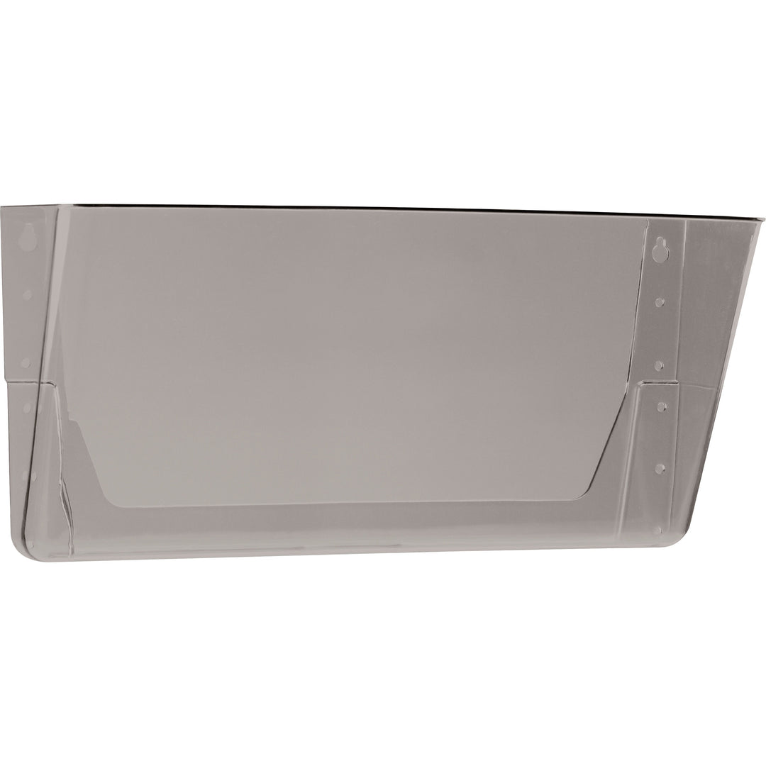 Image of Storex Wall File, Legal Size, 16" x 4" x 7", Smoke