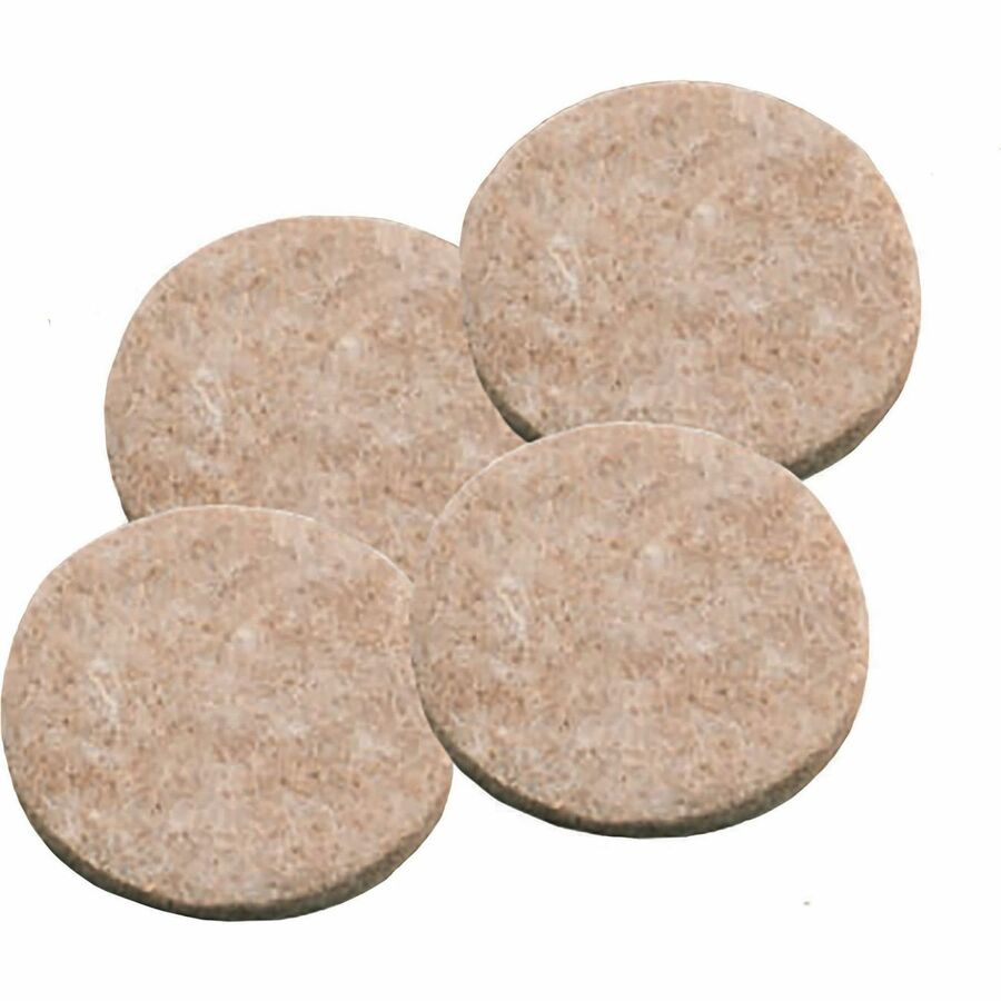 Image of Master Caster® Felt Pads, Round, 3/16" Thick, 1-1/2"Dia, 8/PK, Beige