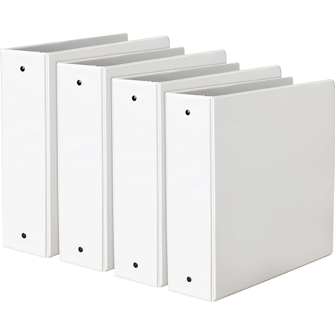 Image of Avery® Economy View Binders,Round Ring,3" Cap,11"x8-1/2",4/BD,WE