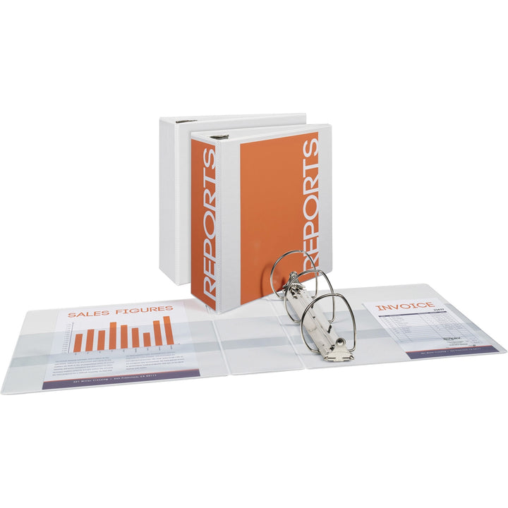 Image of Avery® View Binder, 4" Capacity, 11"x8-1/2", 3/BD, WE