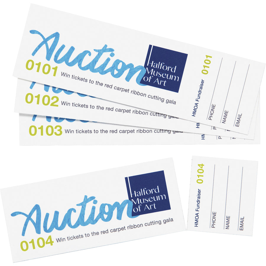 Image of Avery® Tickets,w/TearStub,Laser/Inkjet,1-3/4"x5-1/2",200/PK,5/CT,WE