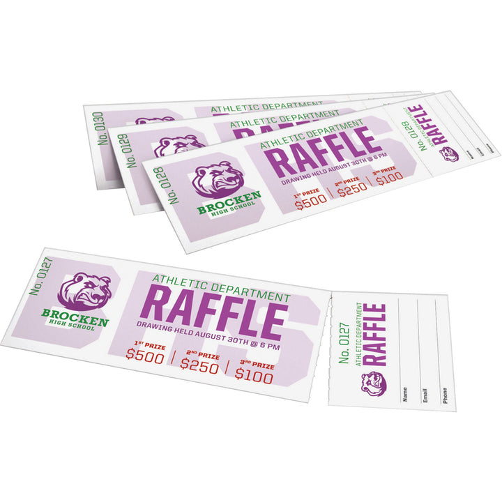 Image of Avery® Tickets,w/TearStub,Laser/Inkjet,1-3/4"x5-1/2",200/PK,5/CT,WE