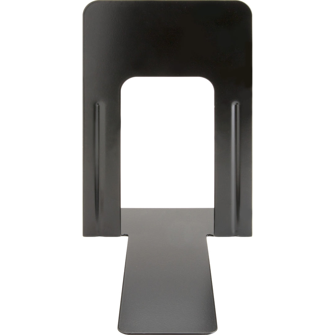 Image of Business Source Bookends, Jumbo, Steel, 6"x8-1/2"x9",2/PR,6PR/BX,BK