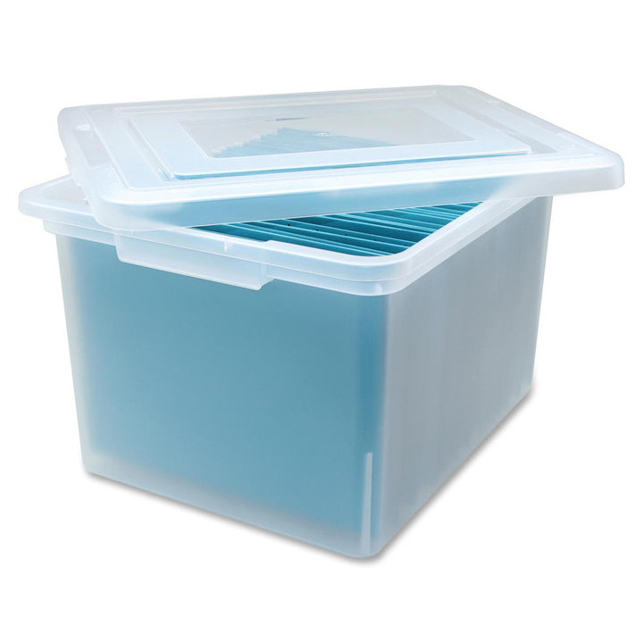 Image of Lorell File Boxes,Lgl/Ltr,Stackable,14-1/4"x18-1/8"x10-7/8",2/BD,CL