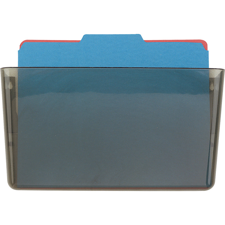 Image of Officemate Wall Files, Letter, 13"x4-1/8"x7", 4/CT, Smoke