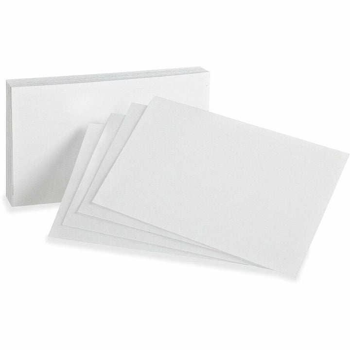 Image of Oxford Index Cards, Blank, 4"x6", 100/PK, 5PK/BX, White