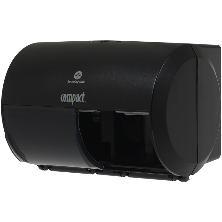 Image of Compact 56784A 2-Roll Side-by-Side Coreless High-Capacity Toilet Paper Dispenser