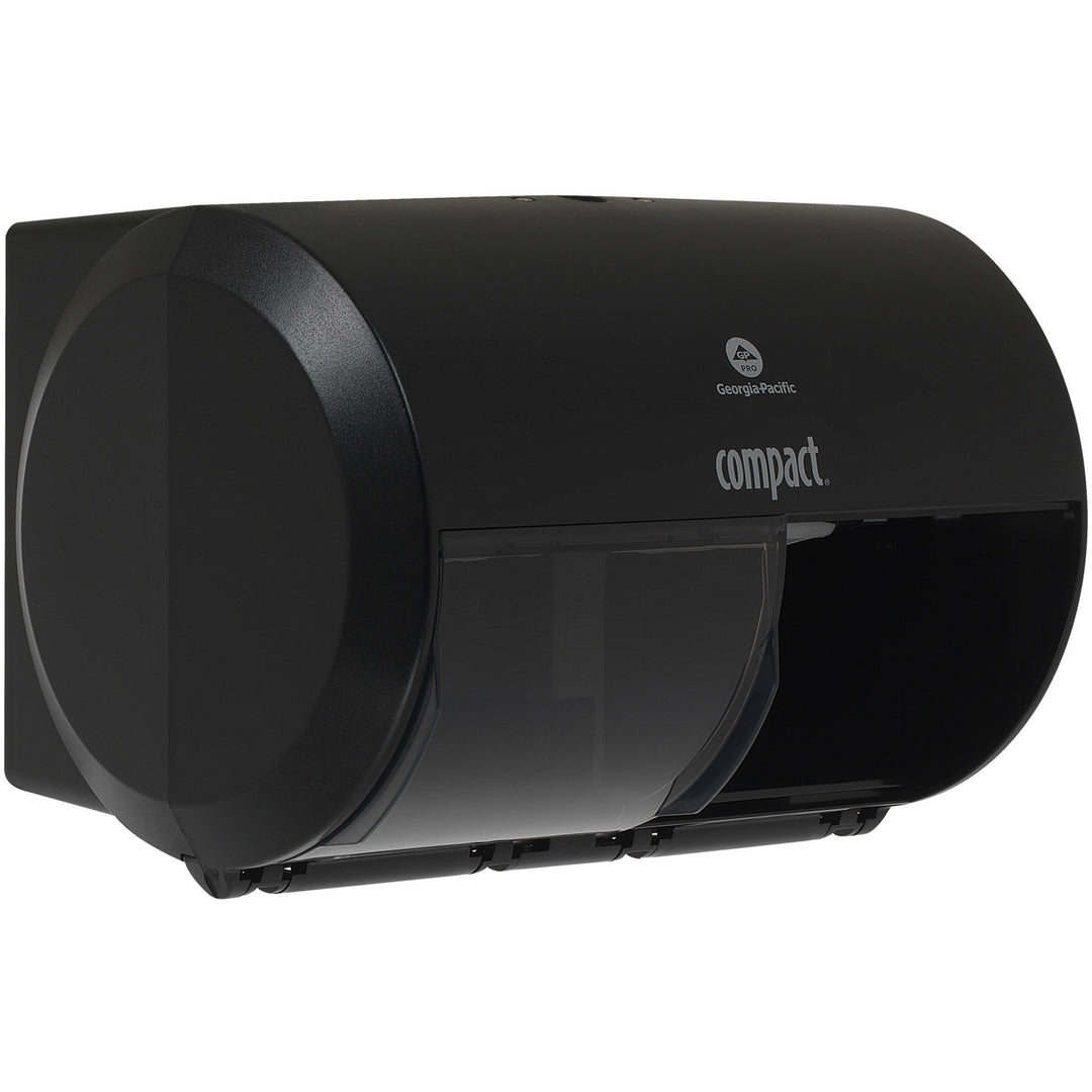 Image of Compact 56784A 2-Roll Side-by-Side Coreless High-Capacity Toilet Paper Dispenser