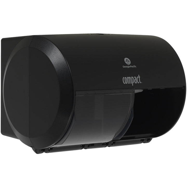 Image of Compact 56784A 2-Roll Side-by-Side Coreless High-Capacity Toilet Paper Dispenser