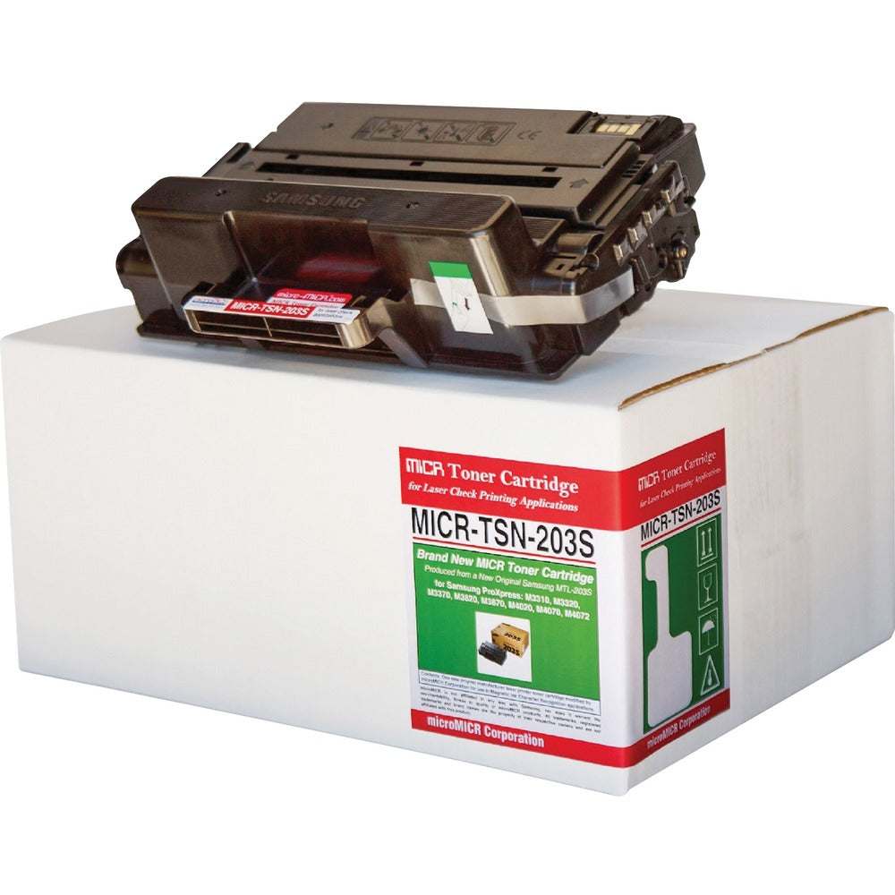 Image of MicroMICR MICR Toner Cartridge, f/ SASMLTD203, 3000 Pg Std Yield BK