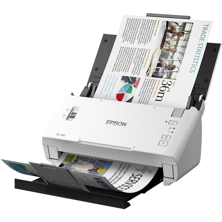 Image of Epson® Ds-410 Document Scanner, 600 Dpi Optical Resolution, 50-Sheet Duplex Auto Document Feeder