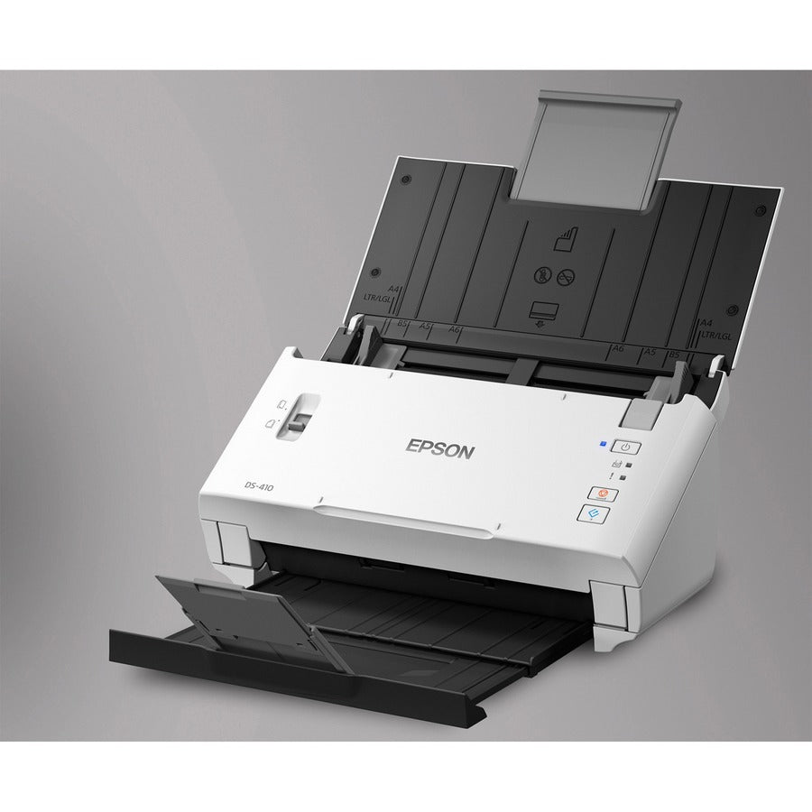 Image of Epson® Ds-410 Document Scanner, 600 Dpi Optical Resolution, 50-Sheet Duplex Auto Document Feeder
