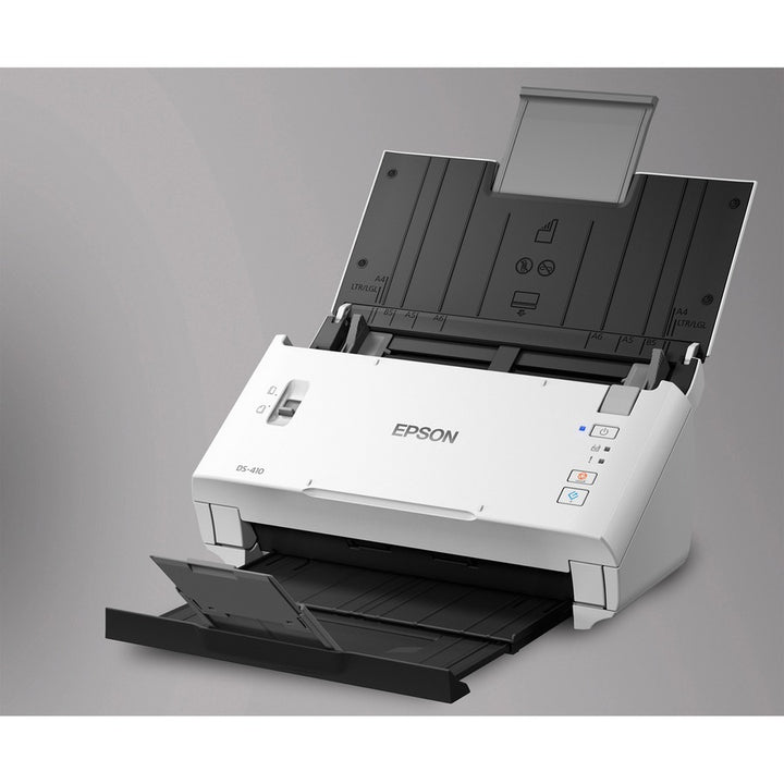 Image of Epson® Ds-410 Document Scanner, 600 Dpi Optical Resolution, 50-Sheet Duplex Auto Document Feeder