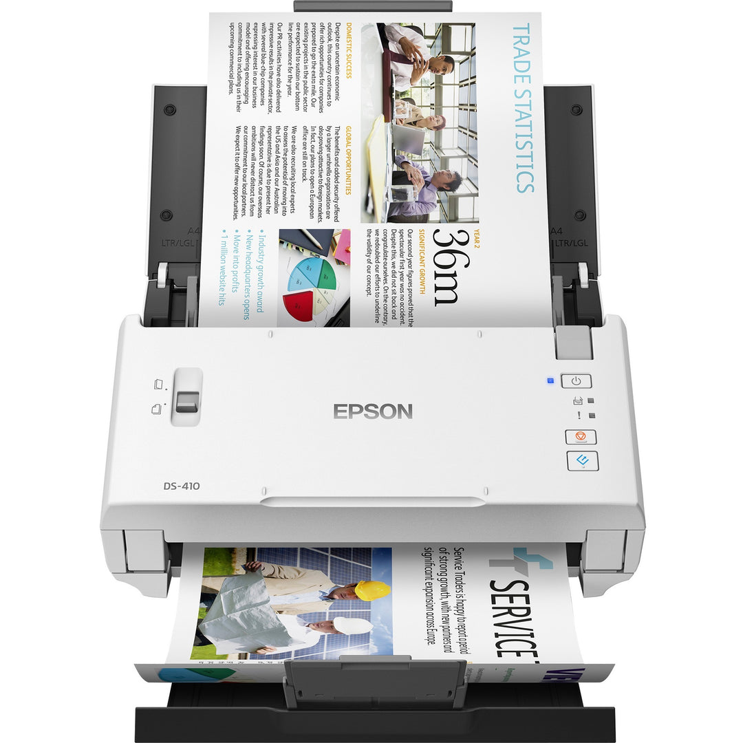 Image of Epson® Ds-410 Document Scanner, 600 Dpi Optical Resolution, 50-Sheet Duplex Auto Document Feeder