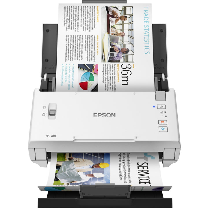 Image of Epson® Ds-410 Document Scanner, 600 Dpi Optical Resolution, 50-Sheet Duplex Auto Document Feeder