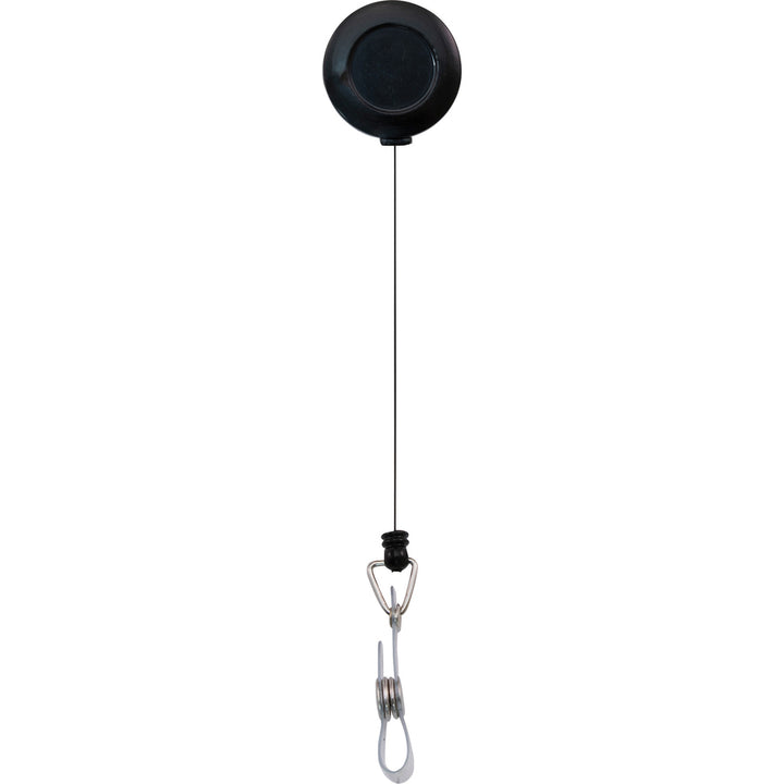 Image of Advantus ID Badge Real, w/Belt Clip, 30"L Cord, 25/PK, Black