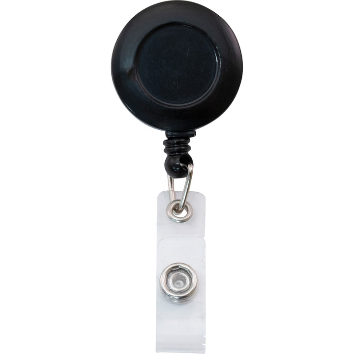 Image of Advantus ID Badge Real, w/Belt Clip, 30"L Cord, 25/PK, Black