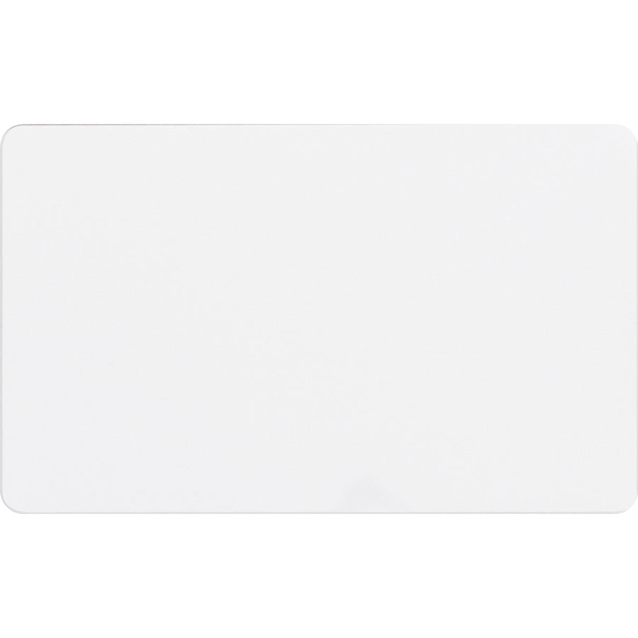 Image of Advantus ID Cards, Laminated PVC, 2-/18"x3-3/8", 100/PK, White