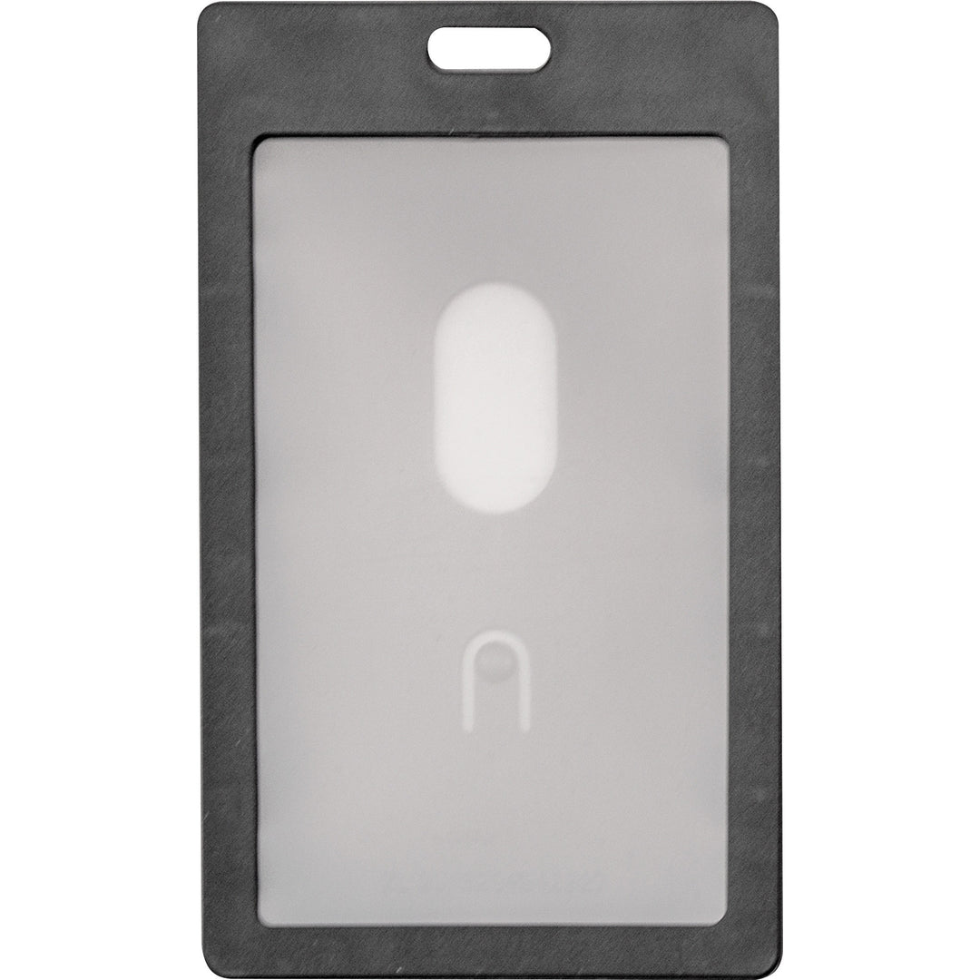 Image of Advantus Badge Holders, Rigid, Vert, 2"x3-1/4"insert, 6/PK, Black