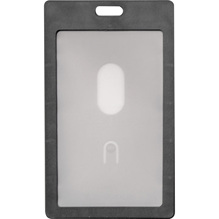 Image of Advantus Badge Holders, Rigid, Vert, 2"x3-1/4"insert, 6/PK, Black