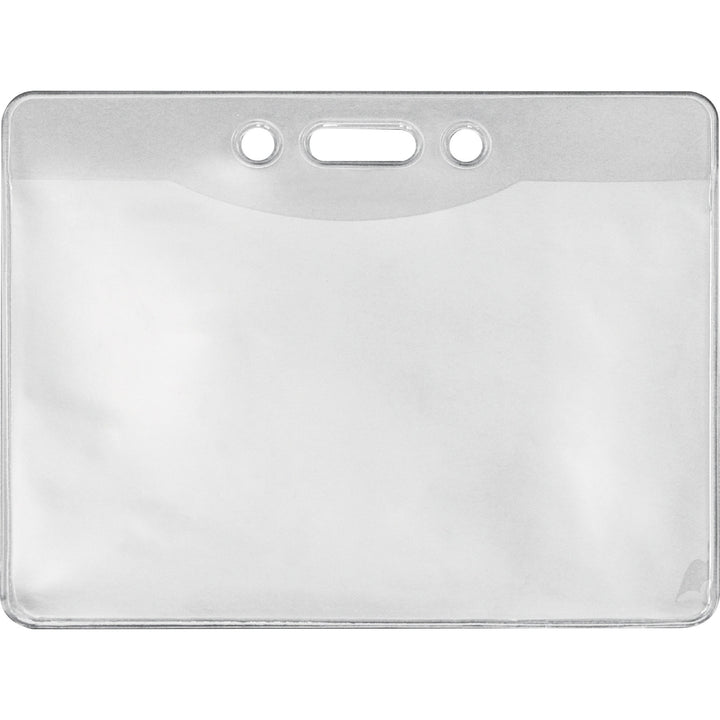 Image of Advantus Badge Holders, f/Govt, Horiz, 4"x2-3/4"Insert, 50/PK, Clear