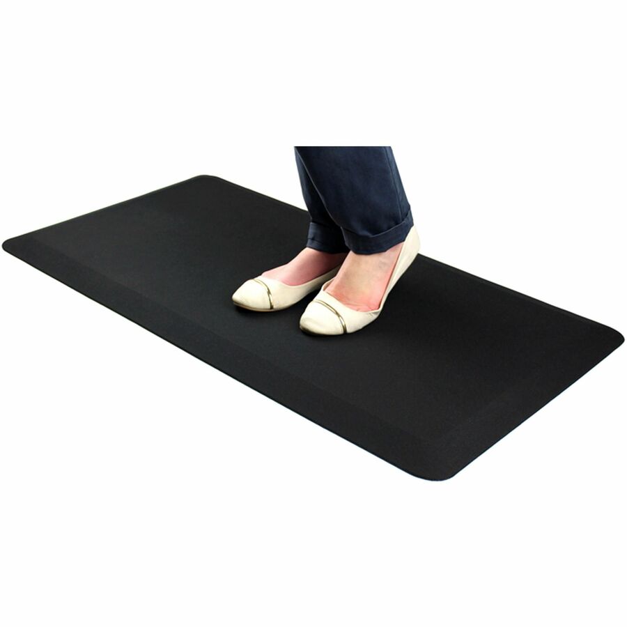 Image of Floortex® AFS-TEX 3000 Anti-Fatigue Mat, 20 x 39, Midnight Black