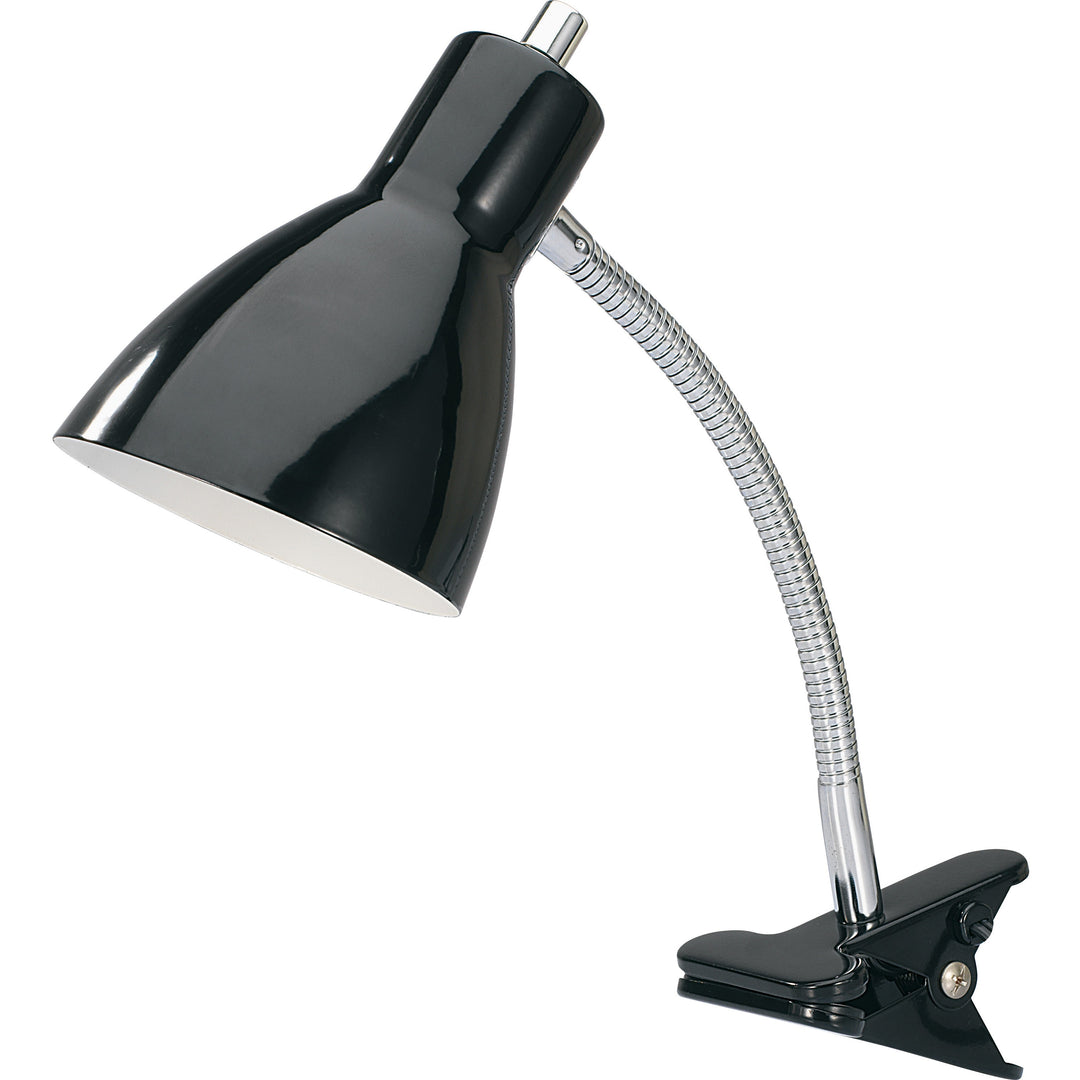 Image of Lorell Desk Lamp, Gooseneck, LED, 10-Watt, 3"Wx4-1/2"Lx15-1/2"H, BK