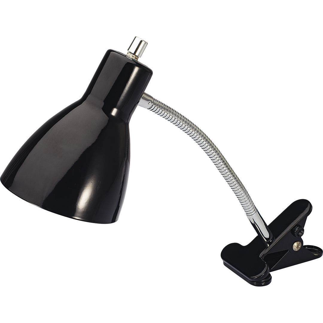 Image of Lorell Desk Lamp, Gooseneck, LED, 10-Watt, 3"Wx4-1/2"Lx15-1/2"H, BK