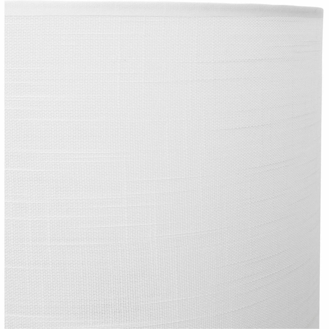 Image of Lorell Floor Lamp, LED Bulb, 12"Wx12"Lx65"H, Silver/White