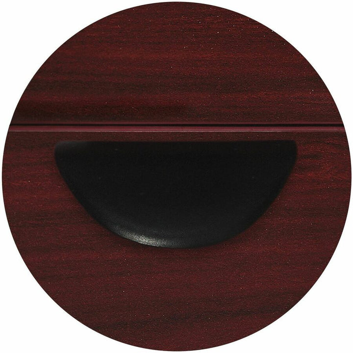 Image of Lorell Right-pedestal Credenza, File/File, 66"x24"x29", Mahogany