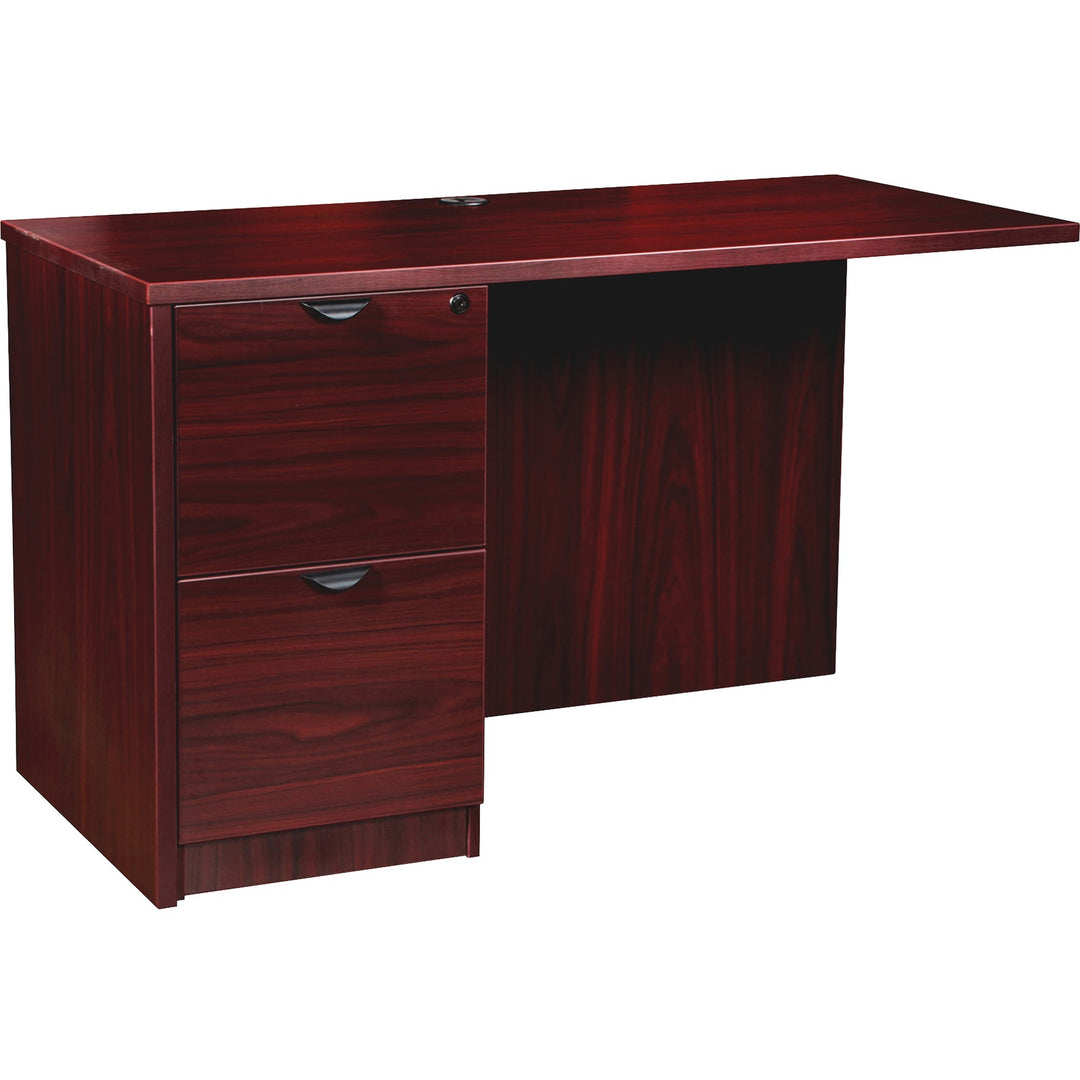 Image of Lorell Left Return, F/F, 42"Wx24"Dx29"H, Mahogany