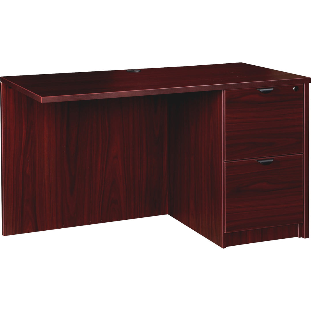Image of Lorell Right Return, F/F, 42"Wx24"Dx29"H, Mahogany